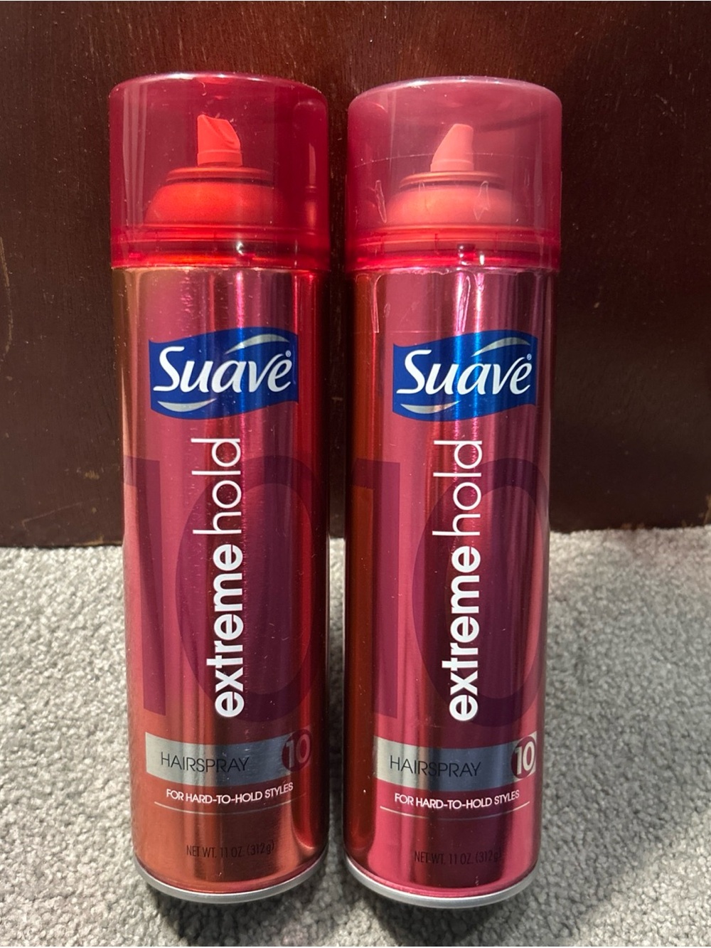 X2 Suave Extreme Hold Hairspray #10 Hard To Hold Styles, 11oz